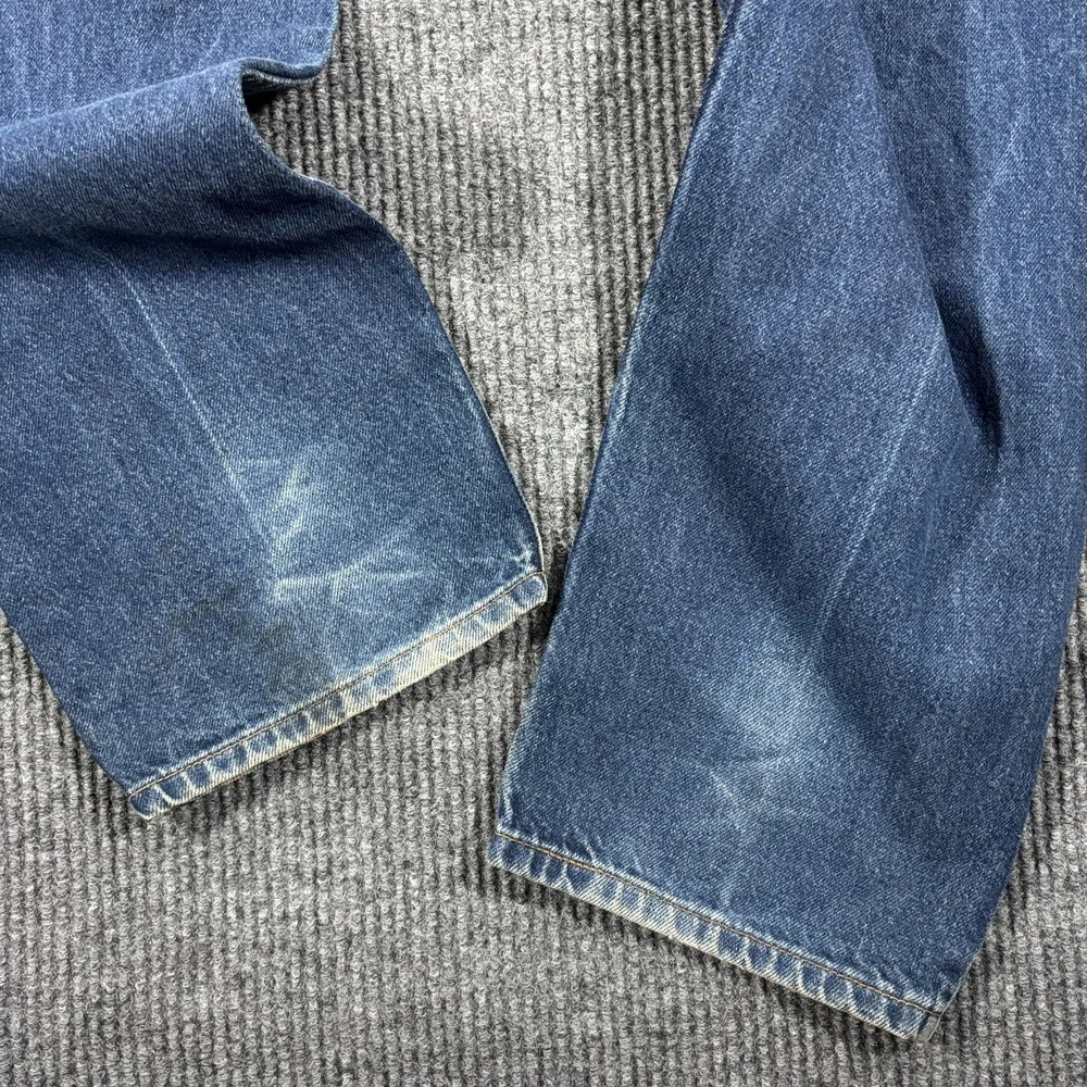 Levi Strauss 550 Relaxed Fit Jeans‎ Men 38x34 Blue Y2K Vintage Black Batwing Tag